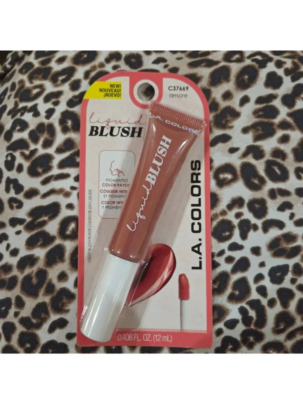 L.A. Colors Liquid Blush Amore & 3-In-1 Pink Satin Makeup Stick Duo - Creamy Ble